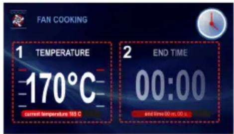 AMICA EBI 81074 AA PYRO - Configuración de tiempo de trabajo (para funciones de calentamiento) - 1