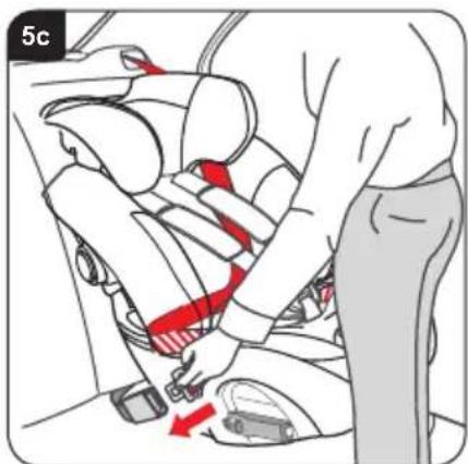 BRITAX Multi-Tech III - Namestitev otroškega sedeža (usmerjen naprej) z varnostnimi pasovi - 3