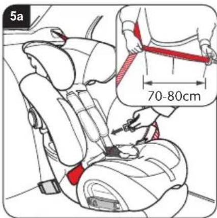BRITAX Multi-Tech III - Montering av bilbarnstolen (framåtvänd) med stolsbälten - 1