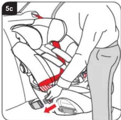 BRITAX Multi-Tech III - Turvaistuimen asennus (kasvot menosuuntaan) turvavyöllä - 3