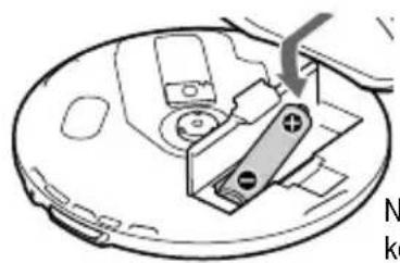 SONY D-NE330 - Príprava zdroja napájania (suchá batéria) - 2