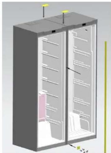 TEKA TGF 390 NF - CONNECTING GUIDE for REFRIGERATOR AND FREEZER CABINETS - 5