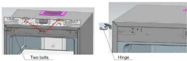 Two bolts Hinge