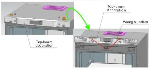 Top-beam decoration Top-beam decoration Wiring bundles