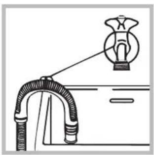 Hotpoint Ariston RSF 723 EU - Connecting the drain hose - 2