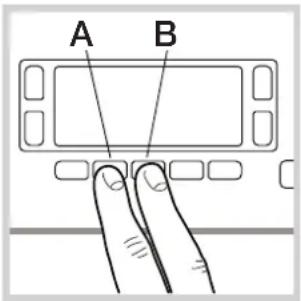 A B