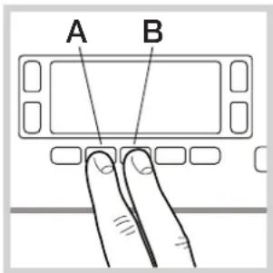 A B