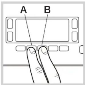 A B