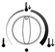 INDESIT BA 13 (NL) - Temperatuurknop - 1