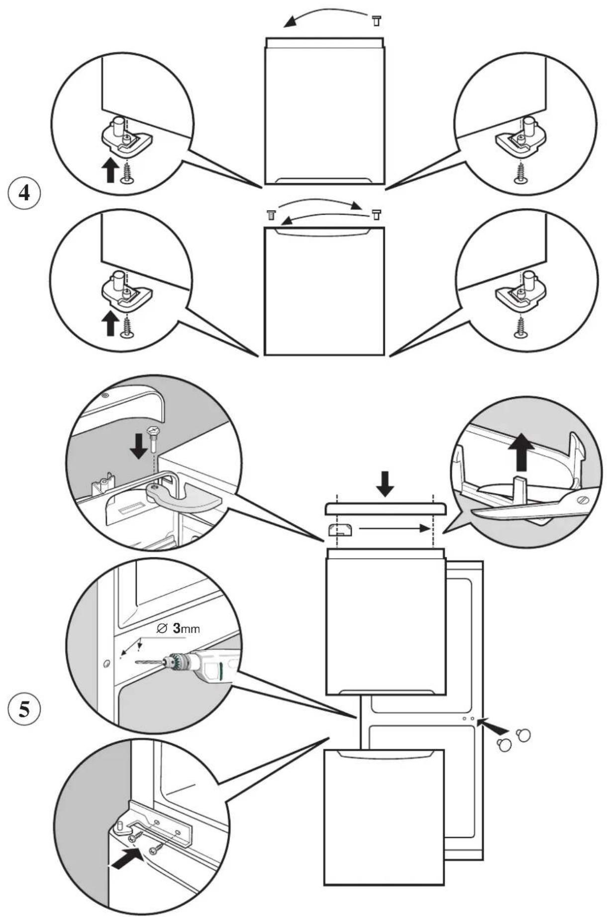 INDESIT BA 13 (NL) - Hvordan fryseskapet avtines - 1