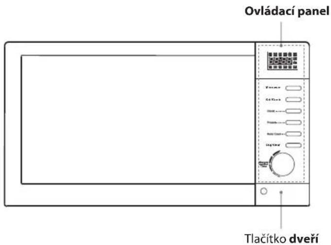 Ovládací panel Tlačitko dveří