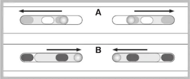 A B