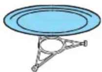WHIRLPOOL AMW 451 IX - PLATO GIRATORIO DE CRISTAL Utilice el plato giratorio de - 1