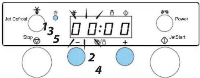 Jet Defrost Stop 13 5 -1 2 4 Power JetStart