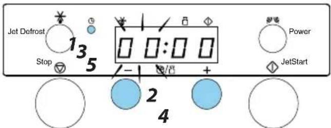 Jet Defrost Stop 13 5 -1 2 4 Power JetStart