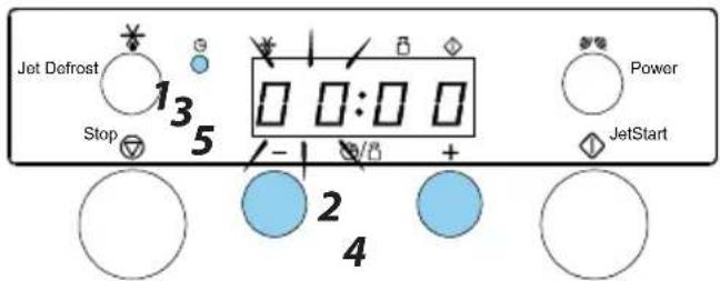 Jet Defrost Stop 13 5 -1 2 4 Power JetStart
