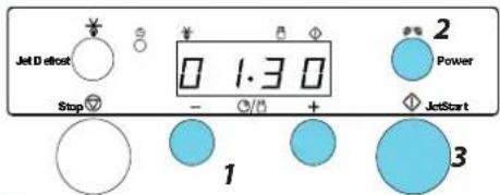 Jet D effect Stop 0 1.30 Power JctStart 1 2 3