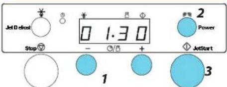 Jet D offrost Stop 0 1.3 0 Power JetStart 1 2 3