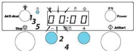 Jet D direct Stop 1 3 5 - + 2 4 Jou Power JetStart