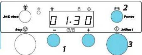 Jet D effect Stop 0 1.30 - + 2 Power JetStart 1 3