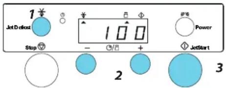 1 Jet D effect Stop - 100 + Power JetStart 2 3