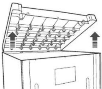 Logik LUR55W13E - Ändra dörrens gångjärn - 4