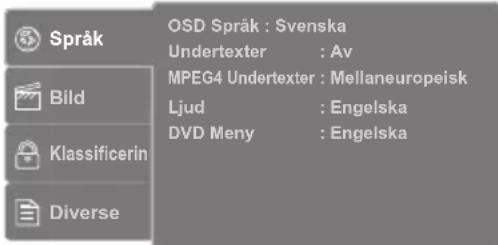 Språk Bild Klassificerin Diverse OSD Språk : Svenska Undertexter : Av MPEG4 Undertexter : Mellaneuropeisk Ljud : Engelska DVD Meny : Engelska