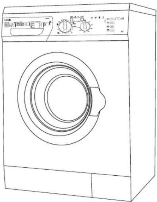 Logik L714WM12E - Rengöring av avloppsfiltret - 2