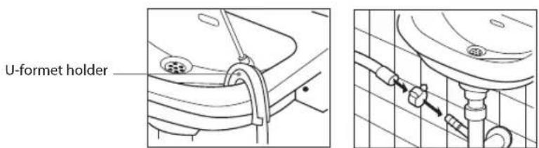 U-formet holder