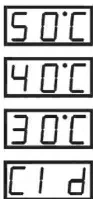 50°C 40°C 30°C C1 d
