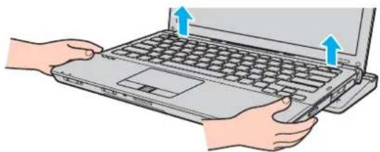SONY Vaio VGN-SR3 - Odpojení počítače od dokovací stanice - 4