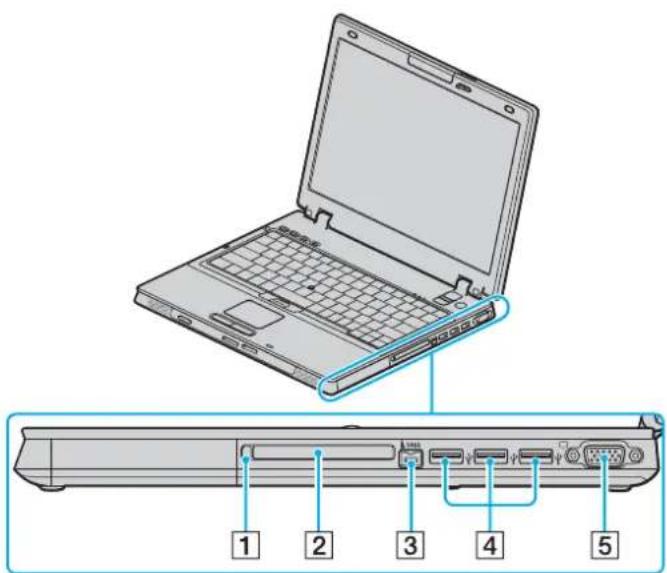 SONY Vaio VGN-BX396XP - Pohled zezadu - 2