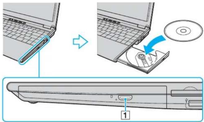 SONY Vaio VGN-SZ2XP - Používání optické jednotky - 1