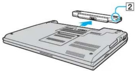 SONY Vaio VGN-SZ2XP - Vyjmutí akumulátoru - 2