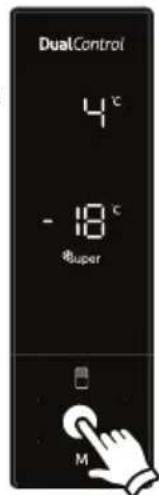 DualControl 4°C -18°C *Super M