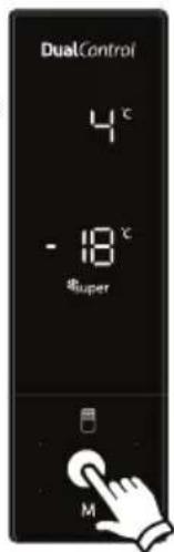DualControl 4°C -18°C *Super M