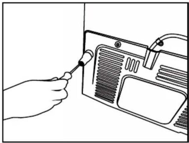 GRUNDIG GWN 21210 X - Podkładanie plastikowych klinów - 2