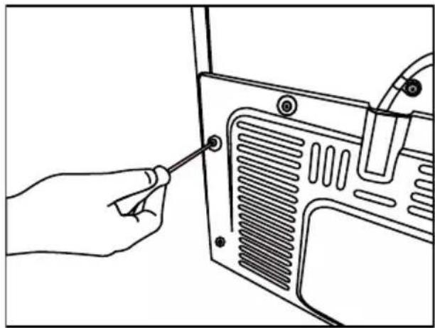 GRUNDIG GWN 21210 X - Podkładanie plastikowych klinów - 1