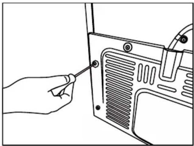 GRUNDIG GWN 21210 X - Attaching the plastic wedges - 1