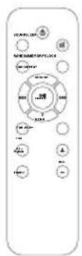 Remote control interface with Chinese labels and circular buttons for remote functions