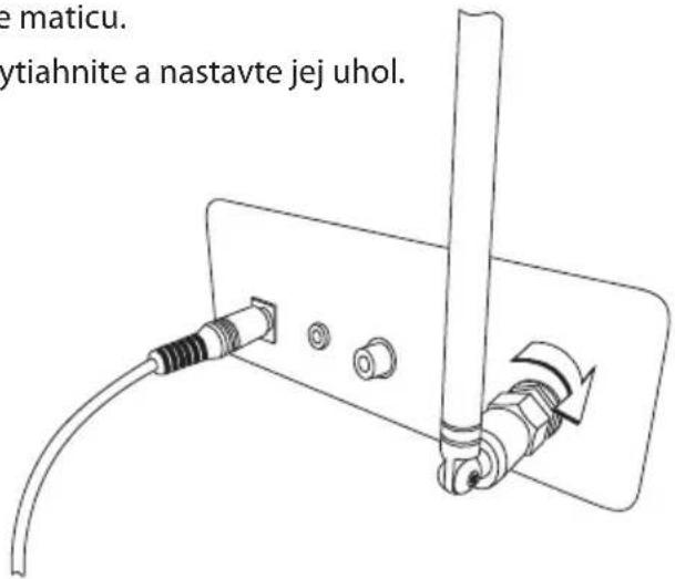 e maticu. ytiahnite a nastavte jej uhol.