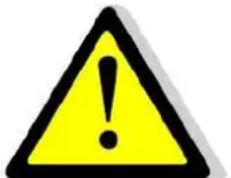 Yellow triangular warning sign with black exclamation mark, commonly used to indicate a hazard or alert event.