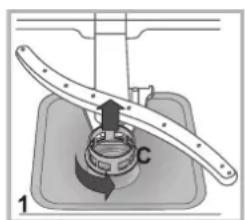 HOTPOINT LFF 8M121 C EU - Reinigen van de filters - 1