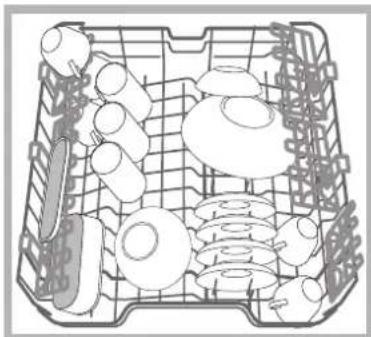 HOTPOINT LFF 8M121 C EU - Cesto superiore - 1