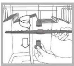 HOTPOINT LFF 8M121 C EU - Limpiar los rociadores - 1