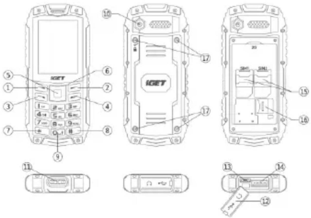 iGET Defender D10 - Schéma/Schéma/Schema/Scheme/Schemat/Mint - 1