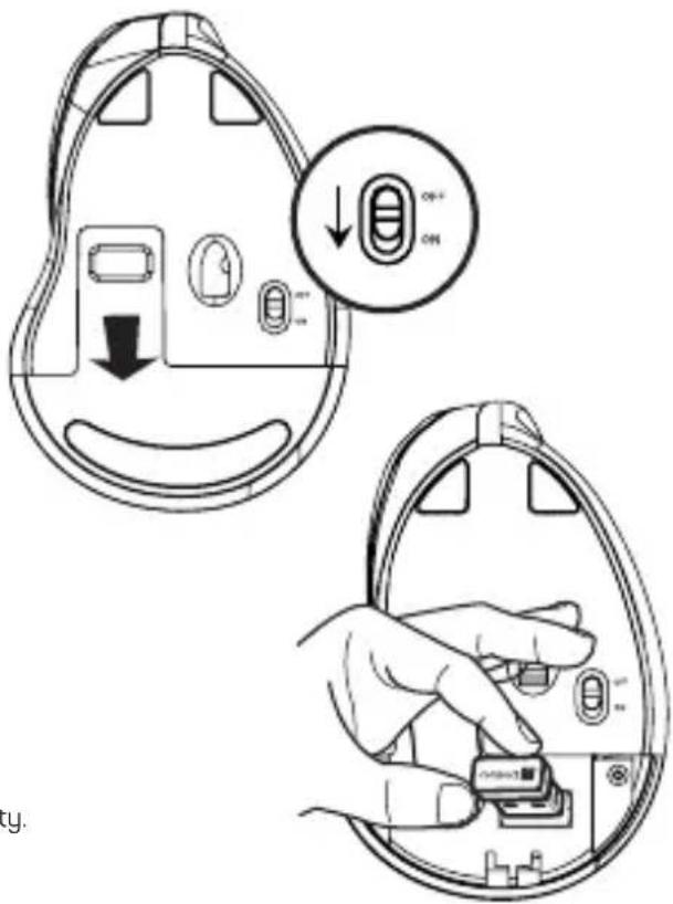 Connect IT CMO-2705-DD - Installation of batteries: - 1