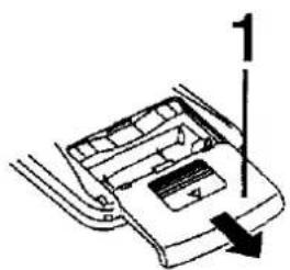 TECHNICS SL-PS840 - Battery installation - 1