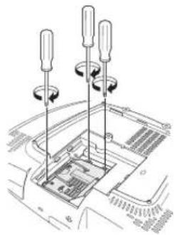 SHARP DT-300 - Attach the lamp unit cover. - 2