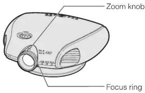 Zoom knob Focus ring
